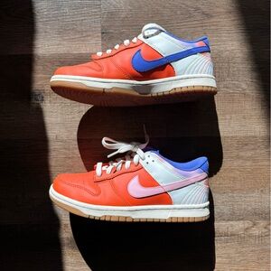 Nike Dunk Low SE - Orange/Multi Color - 5.5Y